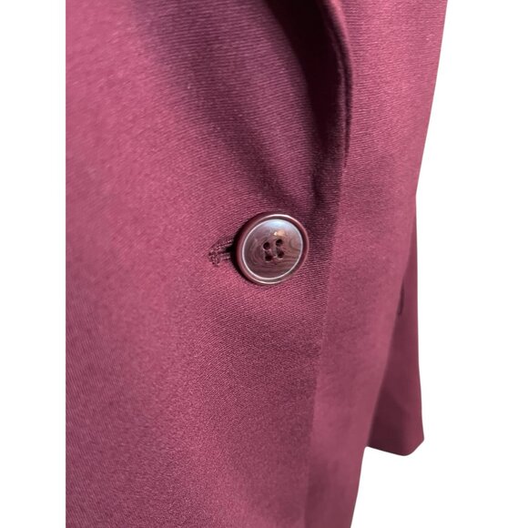 Lane Bryant burgundy red one button suit blazer size 24W NWT - Picture 7 of 16